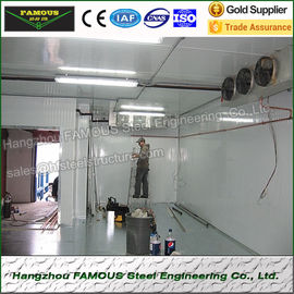 China Fábrica de tratamento modular durável do alimento da isolação do painel da sala fria fornecedor
