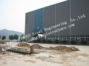 China O tipo da coluna pré-fabricou construções de aço industriais o ofício soldado para a oficina fornecedor