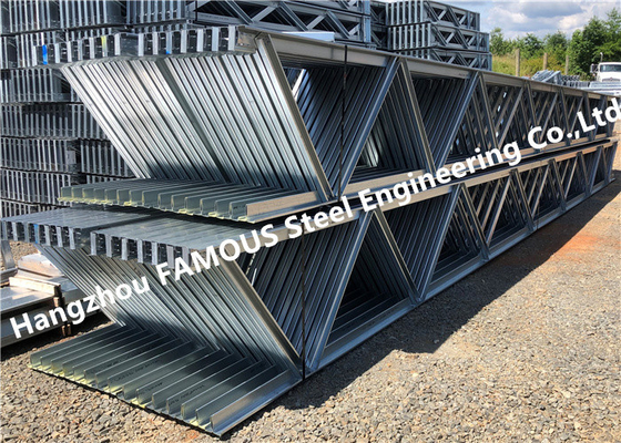 China Vigas de aço fabricadas personalizadas Q345B para o assoalho concreto do Decking do metal fornecedor