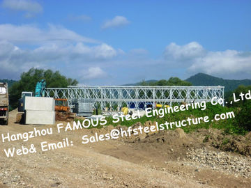 China Tipo de aço ponte galvanizada modular galvanizada da pista HD200 da ponte de Bailey da instalação fácil único fornecedor