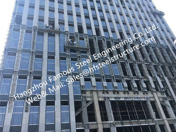 China Dobro/triplicar-se isolou o sistema construído vara de vitrificação estrutural de vidro das unidades de parede da cortina da fachada do fogo fornecedor