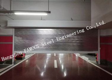China Porta de aço resistente galvanizada automática do obturador do rolo das portas industriais da garagem para o subterrâneo fornecedor