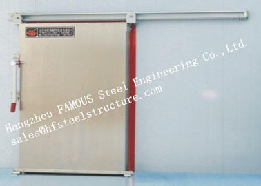 China Porta deslizante isolada automática do metal pesado industrial para o armazenamento da sala fria fornecedor