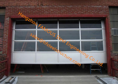 China Porta aérea de vista completa de vidro moderada isolada alumínio motorizada da garagem fornecedor