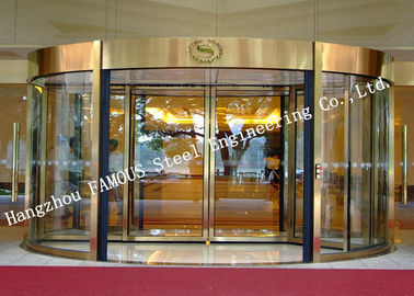 China Portas de vidro elétricas modernas da fachada de Revoling para a entrada do hotel ou do shopping fornecedor