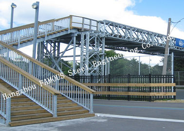 China Ponte de aço pedestre pré-fabricada Sightseeing de Skywalk da estrutura das pontes de Bailey da cidade fornecedor