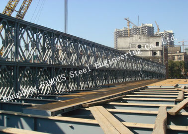 China O estilo moderno pré-fabricou o tratamento de superfície galvanizado de aço modular de ponte de Bailey fornecedor