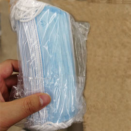 China Material não tecido máscara protetora descartável de Earloop de 3 dobras fornecedor