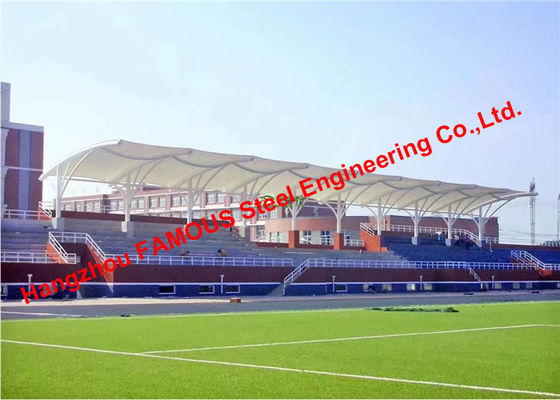 China Construção estrutural dos estádios dos esportes da membrana de alta elasticidade da tela PVDF fornecedor