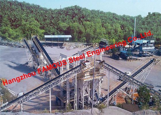China O granito e o mármore apedrejam a construção das armaçãos de aço do equipamento de mineração fornecedor