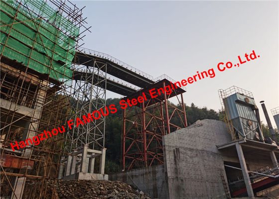 China Projeto da mina que transporta construções de aço industriais da fabricação de Gallary do transporte de correia do corredor fornecedor