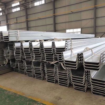 China Tipo pilha de folha 6m da pilha U da chapa de aço de SY295/SY390 9m 12m personalizado comprimento fornecedor