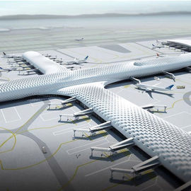 China Estruturas feitas sob encomenda da tela e construções claras de aço do hangar dos terminais e dos aviões de aeroporto fornecedor