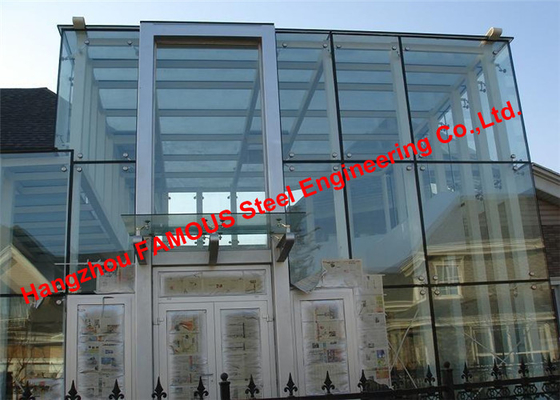 China Parede de cortina de vidro laminada da isolação térmica da UE E.U. do Reino Unido para a sala de exposições fornecedor
