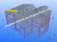 O projeto modular pré-fabricou a construção rapidamente montada estrutural da fabricação do aço fornecedor