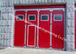 Painéis de alumínio das portas de acordeão do selo os multi articularam as portas industriais da garagem que dobram-se para o armazém fornecedor
