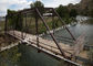 Período longo ponte de fardo de aço galvanizada Outlooking estrutural moderno do tratamento de superfície fornecedor