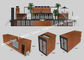 Casa modular personalizada do recipiente da casa pré-fabricada para a barra do shopping ou de café fornecedor