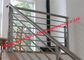 A tubulação superior do círculo ou do retângulo alisa do corrimão de aço inoxidável da escada de 800MM a anti corrosão fornecedor