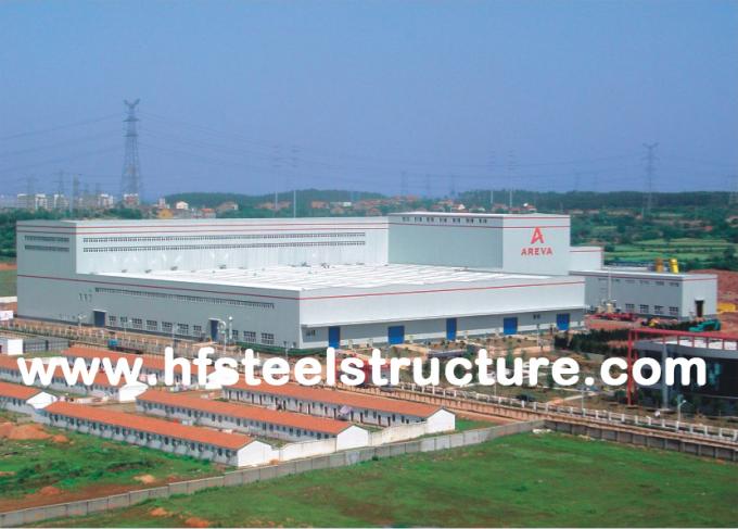 Construções de aço industriais do metal pré-fabricado do OEM para armazenar tratores e equipamento agrícola 0