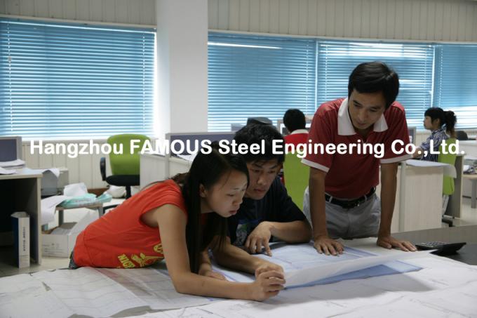 Projeto estrutural da engenharia de aço profissional para a área da construção do metal 1