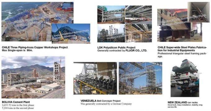 Planta industrial do cimento de Bolívia das fabricações do aço estrutural 12