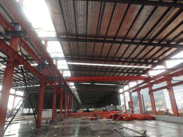 Construção industrial de aço de construção pré-fabricada e Pre-projetada do armazém 1