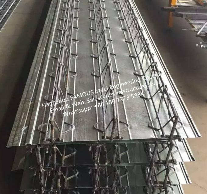 Folha composta da plataforma de assoalho da viga do fardo da barra de aço de Kingspan para a construção do mezanino da laje de cimento 3