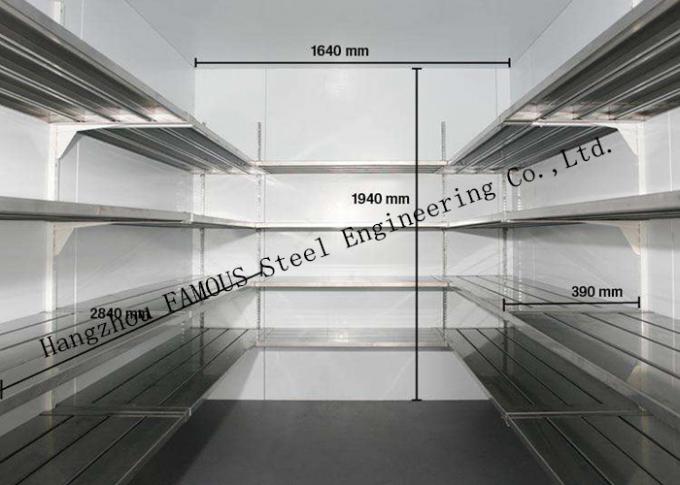 Painel modular pré-fabricado controlado da sala fria da temperatura para o armazenamento frio das frutas e legumes frescas 0