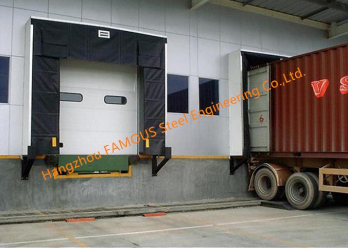 Portas comerciais do PVC com selo de borracha de dobramento para o uso de descarregamento logístico da plataforma 0