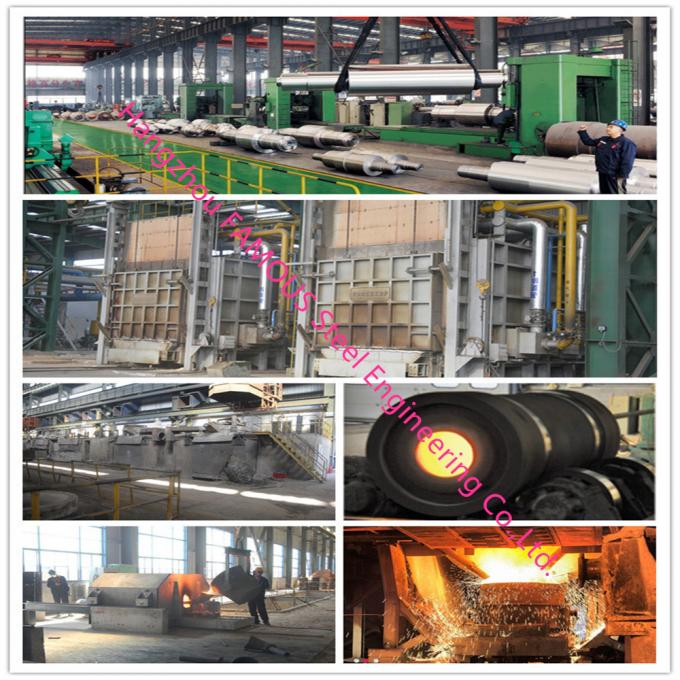 Rolos forjados quentes do trabalho de 20CrNiMo 40cr para o uso industrial do rolo de aço do transporte do moinho de rolamento 0