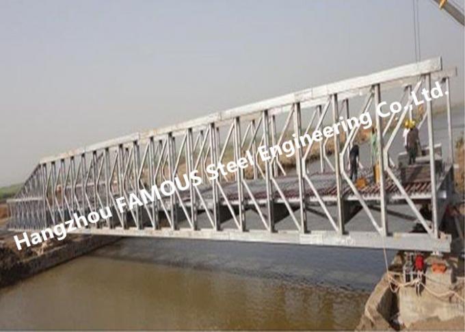 Construção estrutural de aço do fardo do molde das pontes de Bailey da viga de caixa da multi pista do período única 0