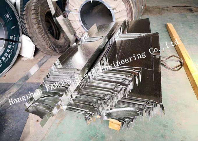 Folha de aço galvanizada personalizada Comflor do Decking 210 225 100 plataformas de assoalho compostas equivalentes do metal 0