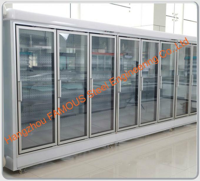 Porta de vidro do vidro do congelador da exposição da porta do refrigerador comercial da exposição da refrigeração 0