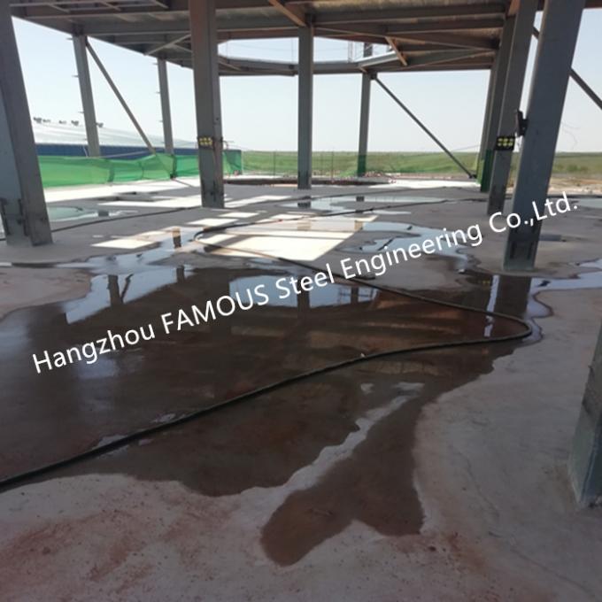 A plataforma de carregamento concreta reforçada do piso de aço galvanizou metal ondulado perfilado 1