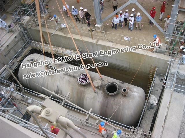 Equipamento vertical industrial de aço do tanque de armazenamento da embarcação de pressão de Galanized 0