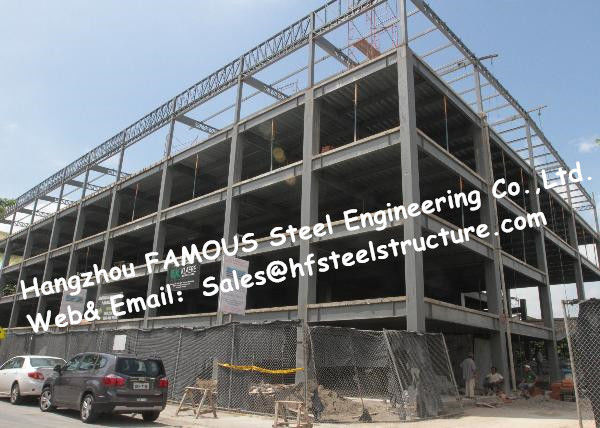 Construções do metal Q345 e estrutura pre projetadas, construções do aço da casa pré-fabricada 0
