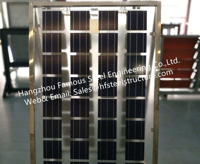 Parede de cortina de vidro (fotovoltaico) Construção-integrada solar das fachadas do picovolt com revestimento solar dos módulos 1