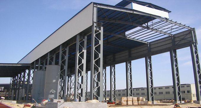 Construções galvanizadas da vertente da fábrica das fabricações do aço estrutural para a construção da indústria 0