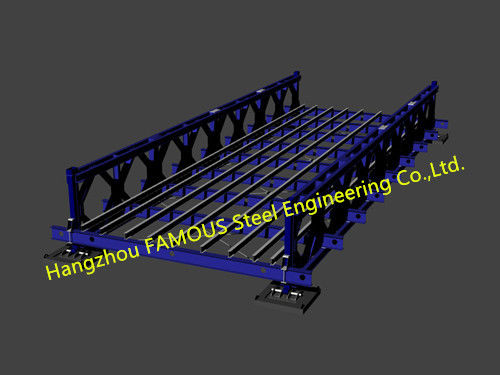 Ponte modular portátil de aço personalizada do aço estrutural de ponte de Bailey 1
