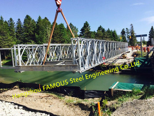 Ponte modular portátil de aço personalizada do aço estrutural de ponte de Bailey 0