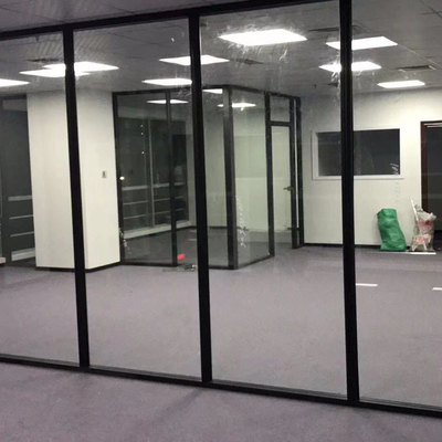China Parede de cortina da separação de vidro do escritório do retângulo com isolação térmica fornecedor