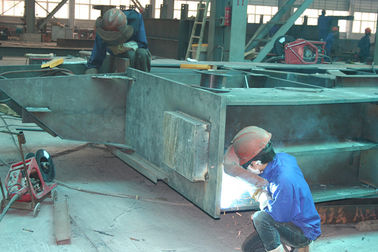 China Quadros de construções do aço estrutural fabricados cortando, furo, soldando fornecedor