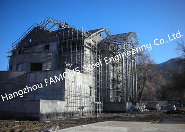 China Construção civil pre projetada de pouco peso da casa da casa de campo da construção de aço com sistemas do revestimento fornecedor