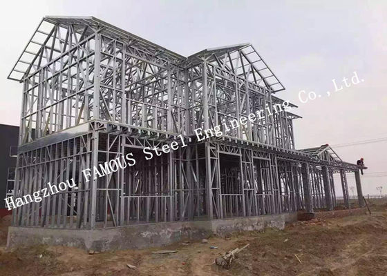 China Construção pre projetada luxuosa personalizada da casa de aço pré-fabricada da casa de campo fornecedor