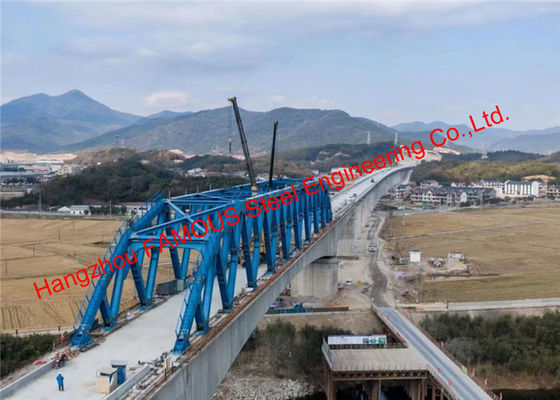 China O fardo de aço curvado da corda endureceu a ponte de estrada de ferro de alta velocidade da estrutura contínua do feixe fornecedor