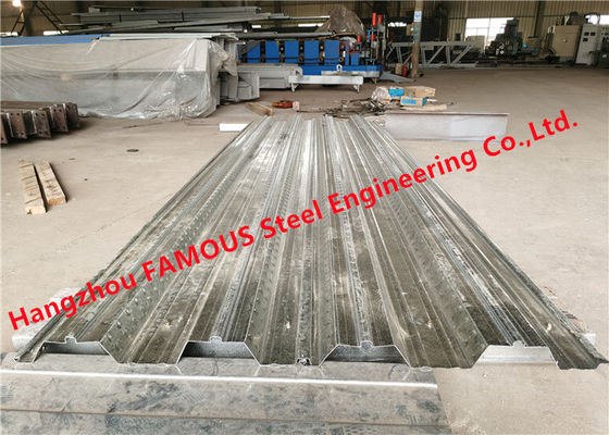 China Folha composta de aço ondulada galvanizada do Decking do assoalho para a construção fornecedor