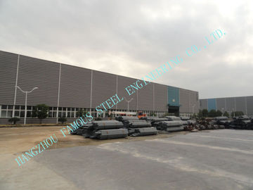 China 75 x 95 construções de aço industriais da casa pré-fabricada ASTM de Multispan, casa à prova de fogo do armazenamento da pintura fornecedor