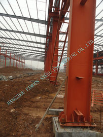 China Luz de aço industrial pré-fabricada das construções de ASTM 80 x 96 revestida com a pintura à prova de fogo fornecedor