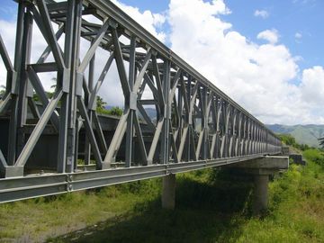 China Ponte de Bailey pré-fabricada galvanizada, de pintura e de moedura elétrica do aço estrutural fornecedor